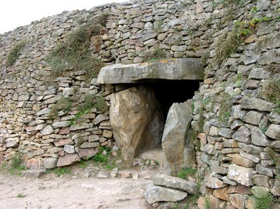 Entrance to the Passage Grave, Discovered 1825 by Neolithic